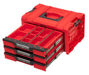 Skrzynka Qbrick System PRO Drawer 3 Toolbox 2.0 Expert RED Ultra HD szuflady - 7