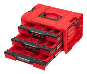 Skrzynka Qbrick System PRO Drawer 3 Toolbox 2.0 Expert RED Ultra HD szuflady - 2