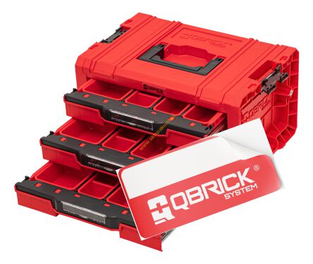 Tool organizer, 3 drawers, QBRICK® System PRO