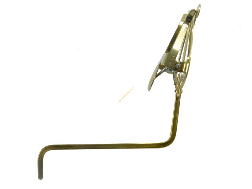 Lirka Uniwersalna WYGIĘTA RMB mała 1 dociska. mosiądz 16cm