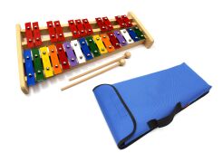 Dzwonki Chromatyczne 27-tonowe kolorowe + POKROWIEC NIEBIESKI