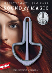 DRUMLA Instrument ludowy FUN HARP Nr8 Srebrny