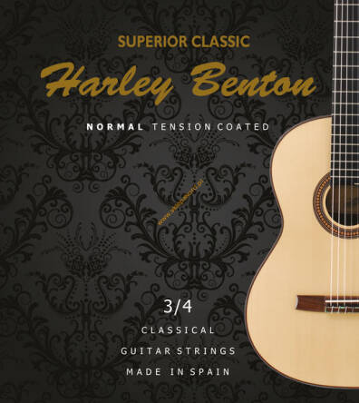 Struny do Gitary Klasycznej Harley Benton Superior Classic Coated NT 3/4