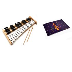 Dzwonki Chromatyczne 27-ton + zeszyt do nut