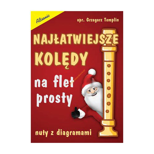 Książka - Najłatwiejsze kolędy na flet prosty