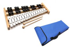 DZWONKI Chromatyczne CYMBAŁKI + POKROWIEC NIEBIESKI