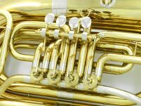 Tuba Bb Amati ABB-481 Futerał + Ustnik Po przeglądzie DR26-066 - 6