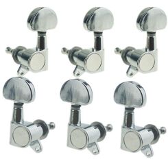 Klucze do gitary akustyczne olejowe JEREMI DSQ-GT01 srebrne