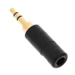 Wtyk jack 3,5 mm stereo rean NYS231BG - 2