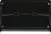 Ława do pianina Czarny, wysoki połysk Siedzisko z czarnej, sztucznej skóry GEWA - 7