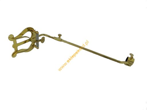 Lirka Puzon RMB średnia 2 dociska. na rurkę kolor srebrny