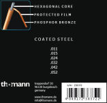 Struny Gitara Akustyczna Harley Benton Anti Rust 011–052 Phosphor Bronze - 2