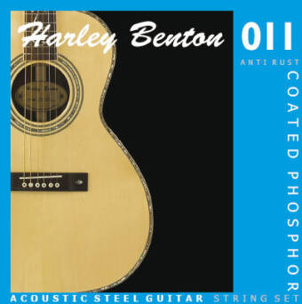 Struny Gitara Akustyczna Harley Benton Anti Rust 011–052 Phosphor Bronze