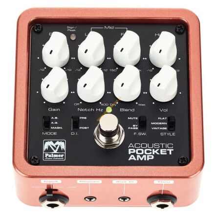 Preamp przedwzmacniacz do gitary akustycznej Palmer MI Pocket Amp Acoustic