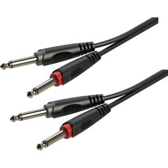 Kabel audio 2xJack m 6.3mm x 2xJack m 6.3mm RACC100L3