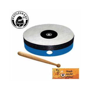 Bębenek ręczny CORVUS RATTLESNAKE 20,5 cm niebieski