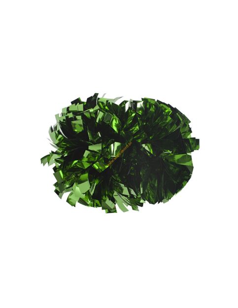 Pompon Metallic GREEN zielony 25 cm (4