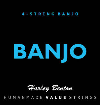 Struny Banjo 009-030 Harley Benton Brązowe komplet 4szt