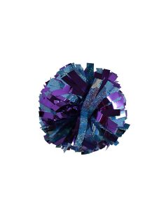 Pompon Holographic MIX LIGHT BLUE&METALLIC PURPLE jasny niebieski-fioletowy 35 cm (6")