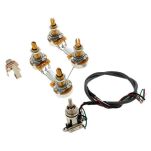 Zestaw wymienny elektroniki z okablowaniem do gitary elektrycznej typu SC Mojotone SC Long Shaft Prewired Harness - 4