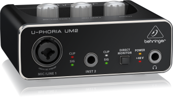 Interfejs audio USB Behringer U-Phoria UM2