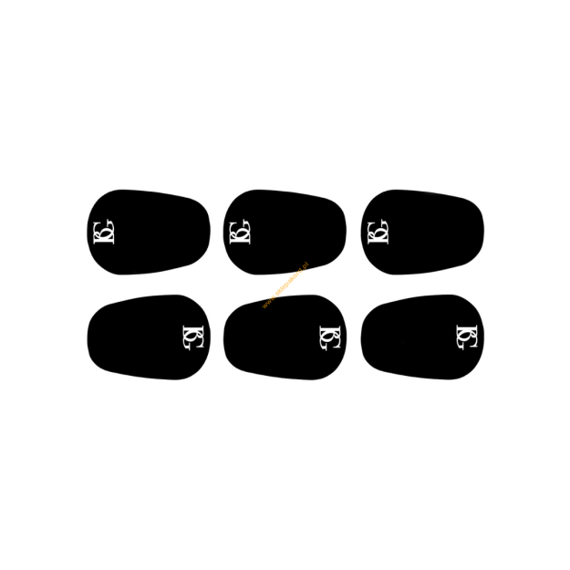 Guma na ustnik BG A10S 0.8mm mała czarna small (6szt.)