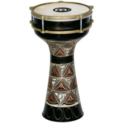 Darbuka 7 1/2" x 14 3/4" miedziane MEINL HE-204 ręcznie grawerowane