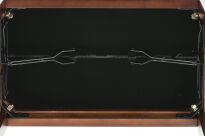 Ława do pianina Deluxe Ciemny orzech matowy Siedzisko czarne GEWA - 2