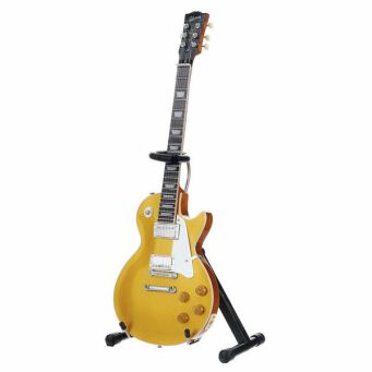 Miniatura gitary miniaturowa replika gitary Axe Heaven Gibson 1957 Les Paul Gold