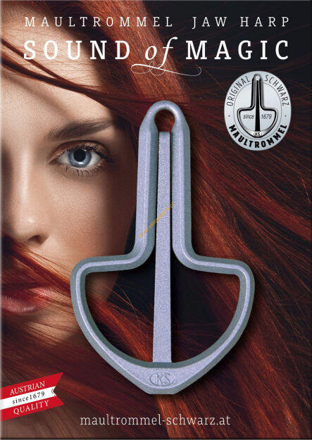 DRUMLA Instrument ludowy FUN HARP Nr12 Srebrny