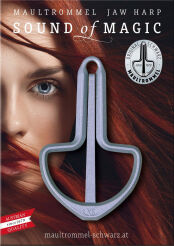 DRUMLA Instrument ludowy FUN HARP Nr12 Srebrny