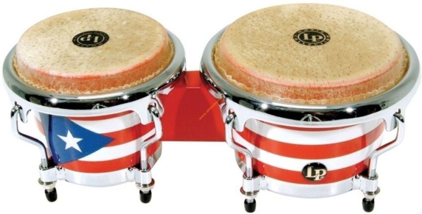 Bongo Mini Tunable Puerto Rican Flag LATIN PERCUSSION