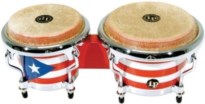 Bongo Mini Tunable Puerto Rican Flag LATIN PERCUSSION