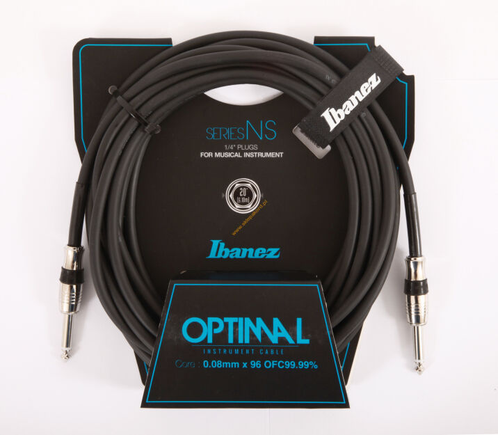 Kabel 2x Jack 6.3mm mono 6.1m Ibanez NS20