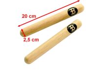 Claves MEINL - CL1HW Drewniane 20 cm Naturalne - 2