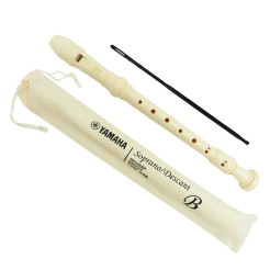 Flet prosty sopranowy YAMAHA YRS-24B plastikowy barok + wycior