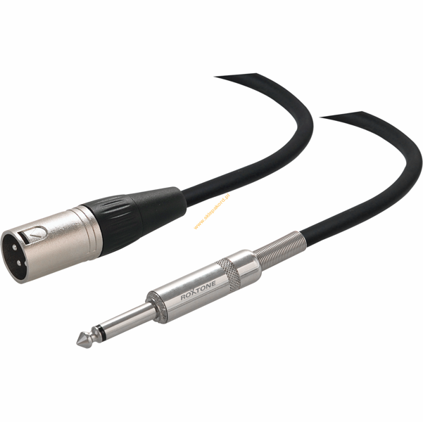 Kabel Jack 6.3mm Mono -  XLR Męski 15m