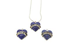 Biżuteria ZORKA Naszyjnik dla mażoretki - Zestaw Niebieski