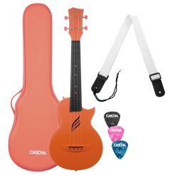 Ukulele koncertowe Cascha Carbon Fibre Orange