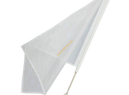 Flaga mażoretkowa BELTI FMT3 Z3 biała 80 cm (51 x 71)