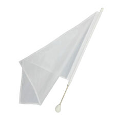 Flaga mażoretkowa BELTI FMT3 Z3 biała 80 cm (51 x 71)