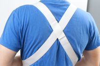 Szelki do bębna marszowego białe BM4B BELTI - 5