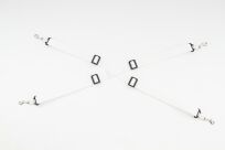 Szelki do bębna marszowego białe BM4B BELTI - 2