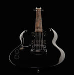 Gitara elektryczna Harley Benton DC-200LH BK Student Series - 3