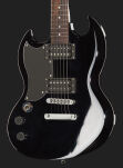 Gitara elektryczna Harley Benton DC-200LH BK Student Series - 10