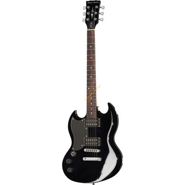 Gitara elektryczna Harley Benton DC-200LH BK Student Series