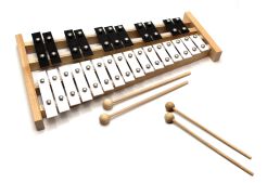 DZWONKI Chromatyczne CYMBAŁKI + 4 pałki