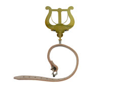 Lirka Flet poprz. RMB duża 2 dociska. mosiądz 20mm