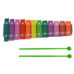 Dzwonki Diatoniczne Cymbałki 12 tonowe kolorowe sztabki