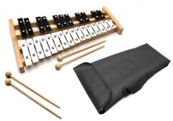 DZWONKI Chromatyczne CYMBAŁKI + POKROWIEC CZARNY + 4 pałki